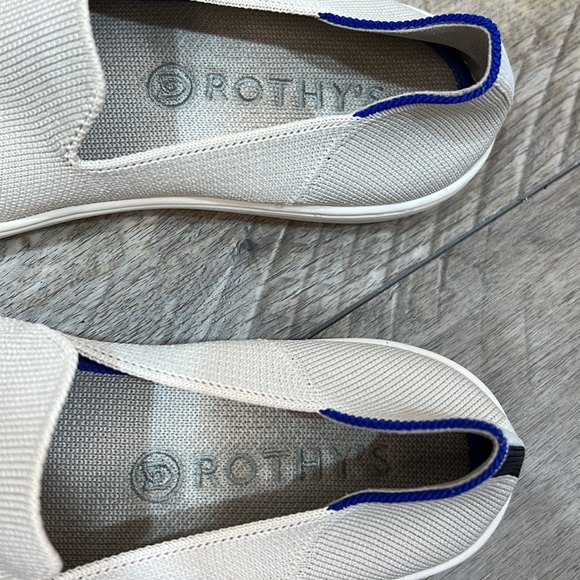 Rothy’s Original Slip-On Sneaker White 9 - Picture 4 of 12